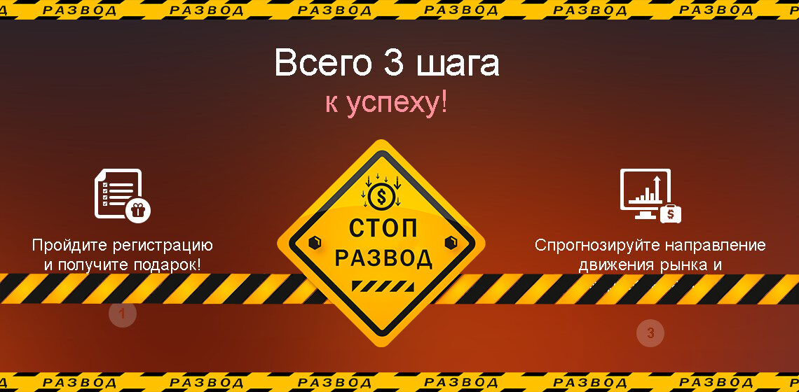 Главная страница сайта брокера Videforex