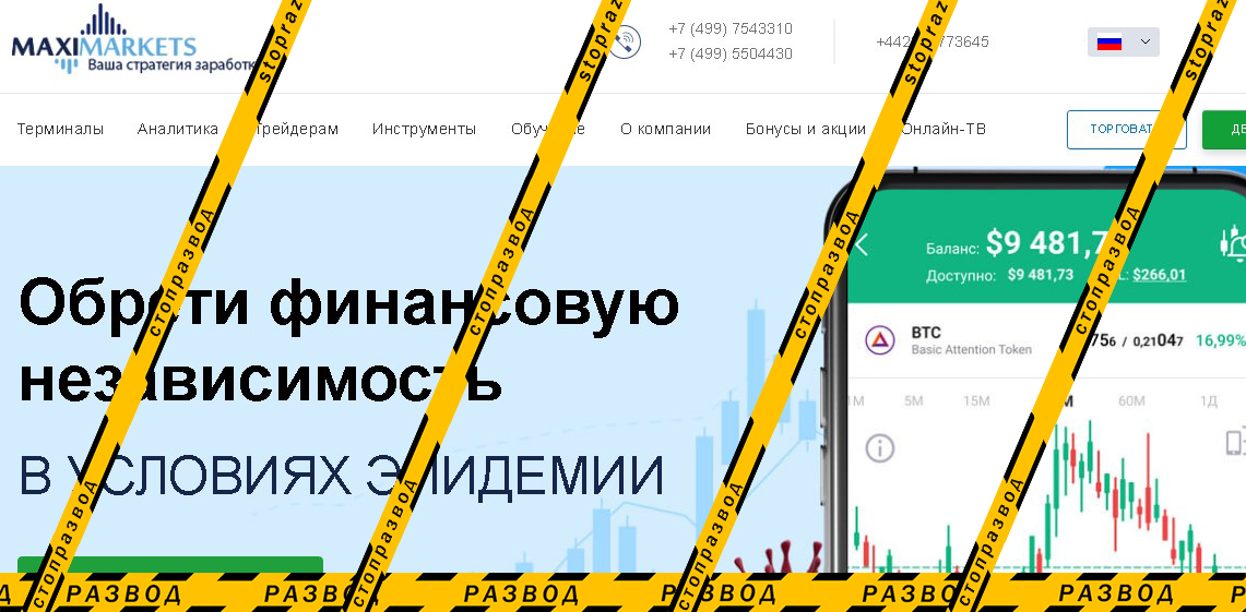 главная страница макси